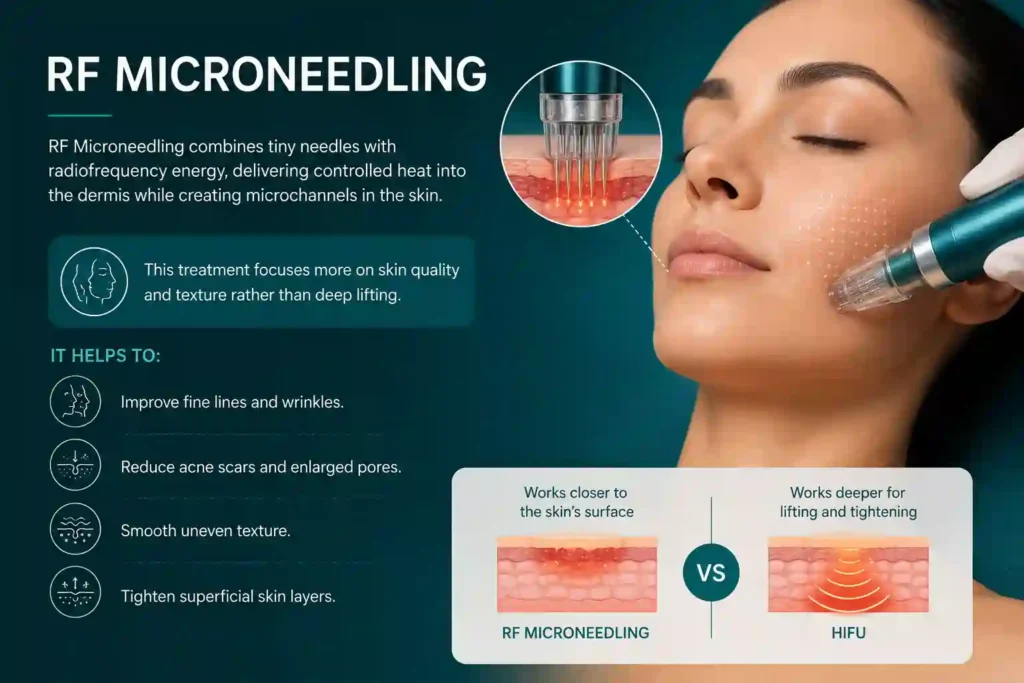 What Does RF Microneedling Do That HIFU Alone Cannot Marlborough