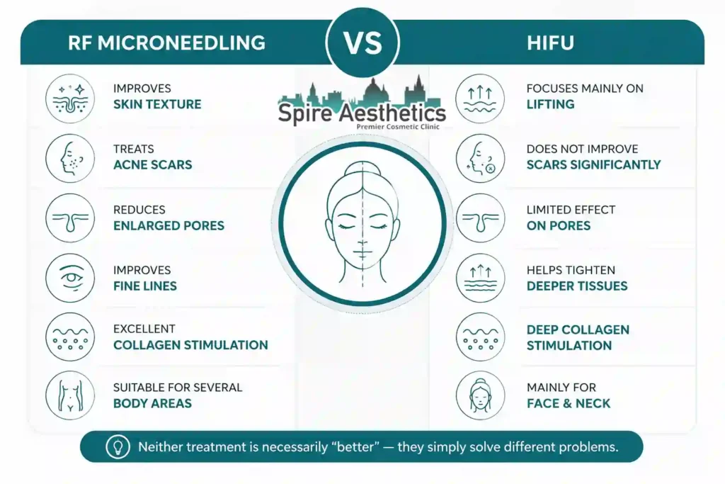 RF Microneedling vs HIFU: Which Treatment Gives Better Results Marlborough?